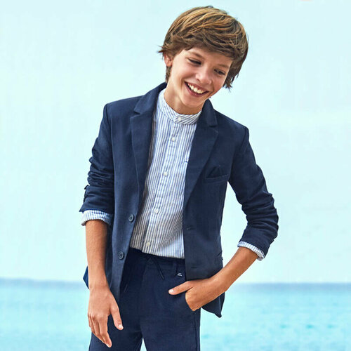 классические пиджак mayoral для мальчика, синий