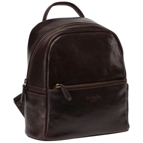 мужской кожаные рюкзак dr.koffer, коричневый