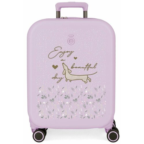 женский чемодан enso, лиловый
