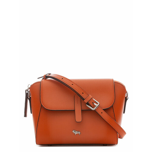 женская кожаные сумка labbra, оранжевая
