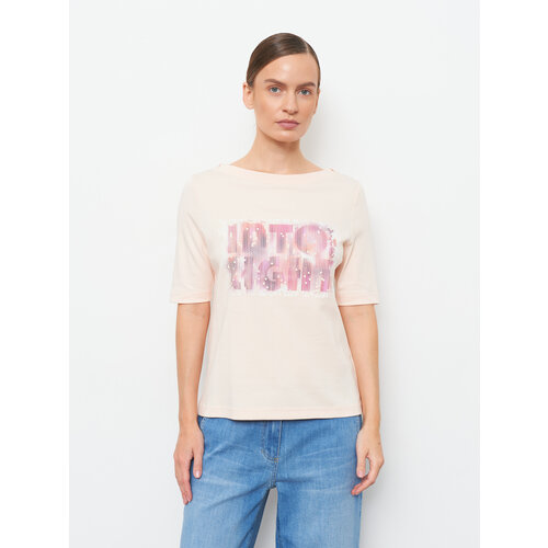 женская футболка с коротким рукавом gerry weber, розовая