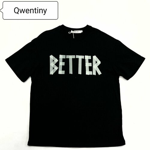 мужская футболка qwentiny, черная