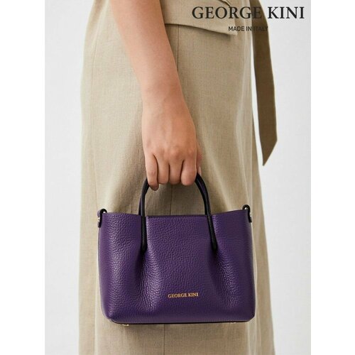 женская сумка через плечо george kini, фиолетовая