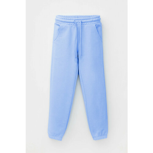 повседневные брюки crockid для девочки, голубые