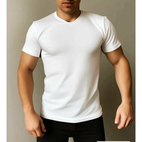 мужская футболка с коротким рукавом cozyworld, белая