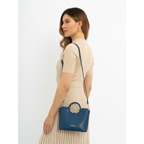 женская сумка через плечо george kini, синяя