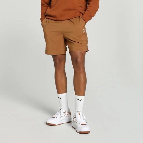 мужские классические шорты puma, коричневые