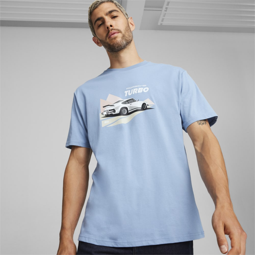 мужская футболка puma, синяя