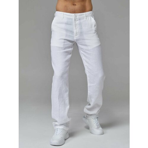мужские классические брюки heisede, белые