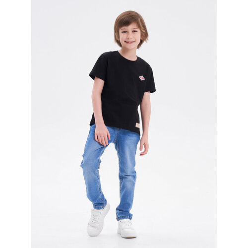 футболка спартак для мальчика, черная