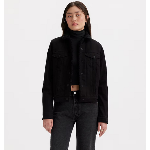 женская джинсовые куртка levi’s®, черная