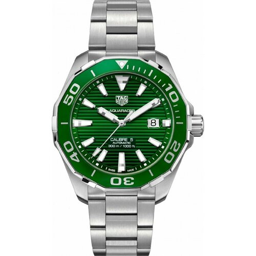 мужские часы tag heuer, зеленые
