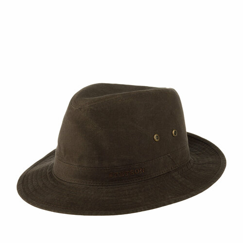 мужская шляпа stetson, коричневая