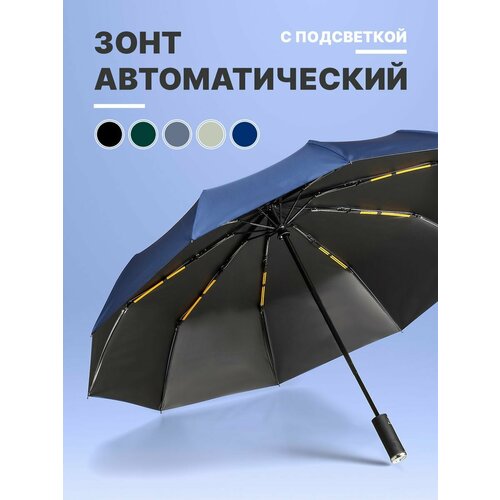 женский зонт comfortlab, синий