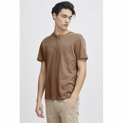 мужская футболка casual friday, коричневая
