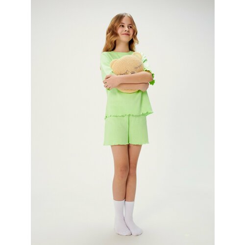 пижама acoola для девочки, зеленая