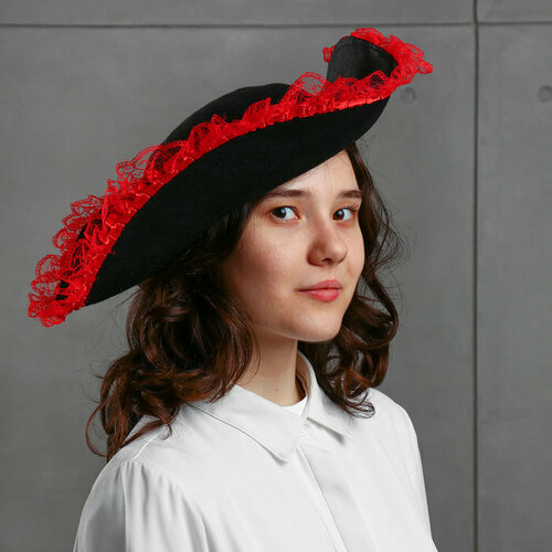 женская шляпа страна карнавалия, черная
