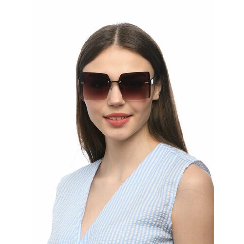 женские солнцезащитные очки rebecca moore, коричневые