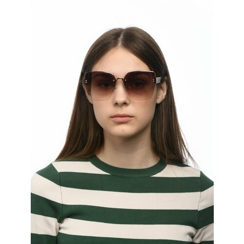 женские солнцезащитные очки rebecca moore, коричневые