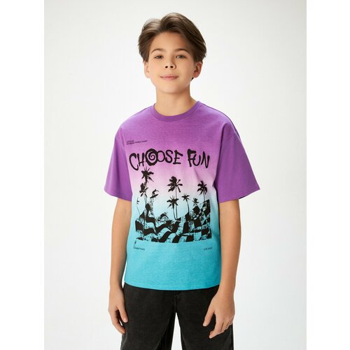 футболка acoola для мальчика, разноцветная