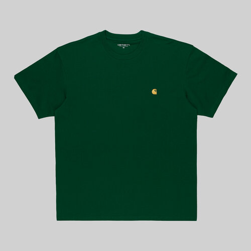 мужская футболка carhartt wip, зеленая