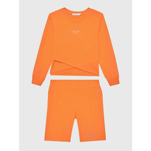 костюм calvin klein для мальчика, оранжевый