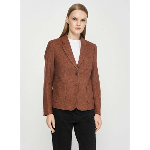 женский классические пиджак gant, коричневый