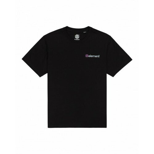 мужская футболка с круглым вырезом element, черная