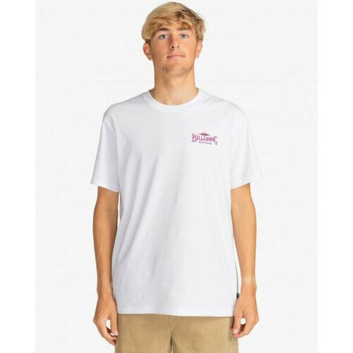 мужская футболка с круглым вырезом billabong, белая