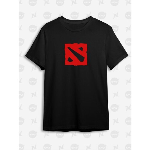 футболка с принтом ninja print, черная