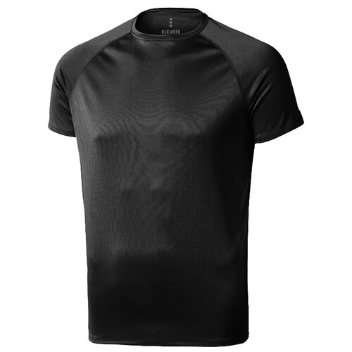 мужская футболка с коротким рукавом elevate, черная