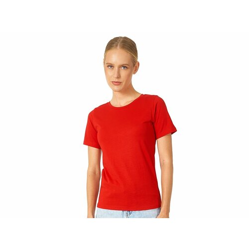женская футболка us basic, красная