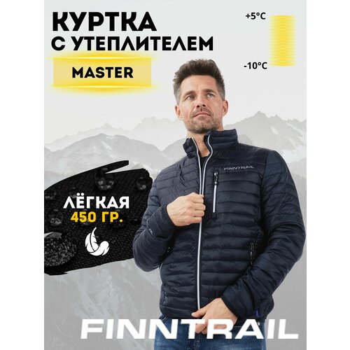мужская спортивные куртка finntrail, черная