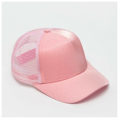 женская кепка minaku, розовая