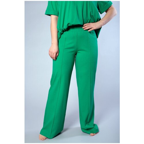 женские брюки mila bezgerts, зеленые