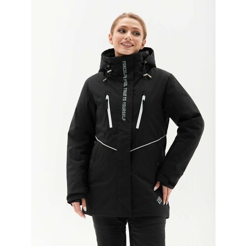 женская горнолыжные куртка forcelab, черная