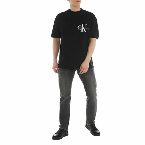 мужская футболка calvin klein, черная