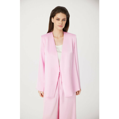 женская свободные блузка fashion rebels, розовая