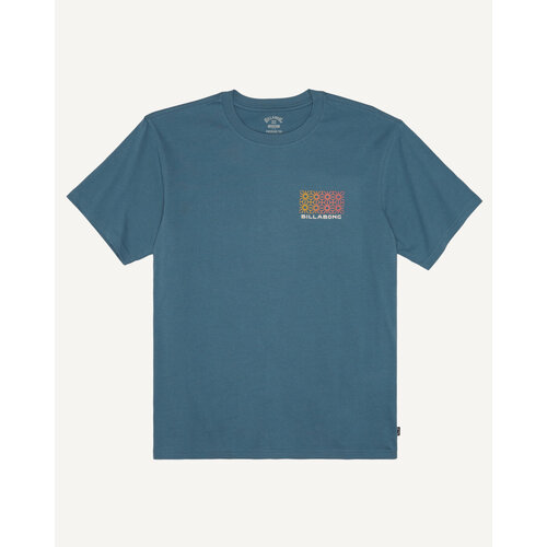 мужская футболка с круглым вырезом billabong, синяя