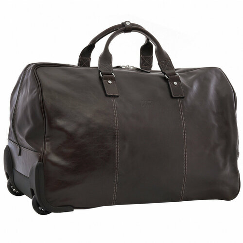 мужская дорожные сумка bruno perri, коричневая