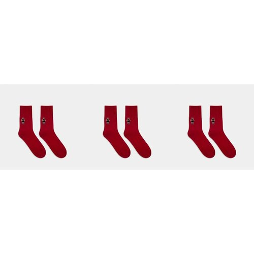 мужские носки ggrn, красные