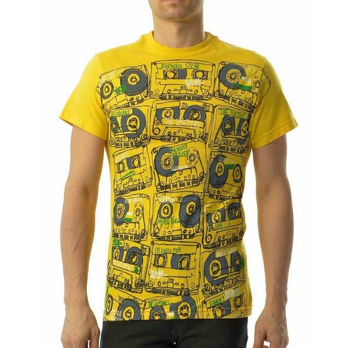мужская футболка altamont, желтая