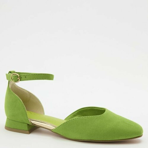 женские туфли marco tozzi, зеленые