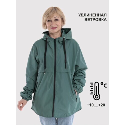 женская куртка milano, зеленая