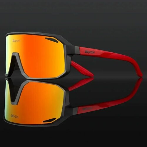солнцезащитные очки scvcn, оранжевые