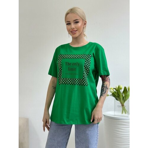 женская спортивные футболка diffberd, зеленая
