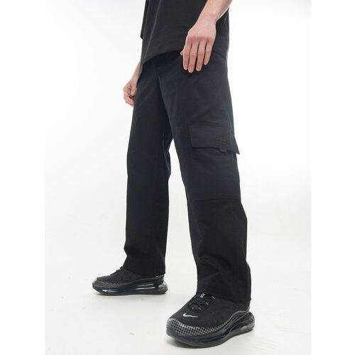мужские брюки карго заряд, черные