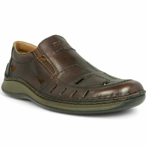 мужские ботинки rieker, коричневые