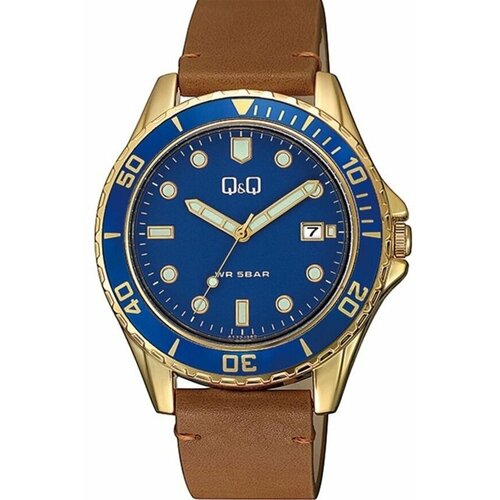 мужские часы q&q, синие