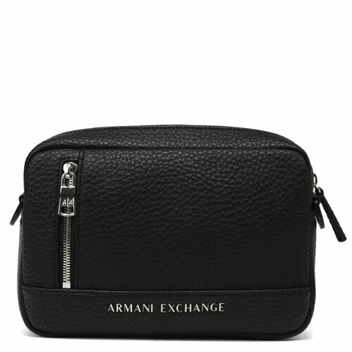мужская сумка через плечо armani exchange, черная